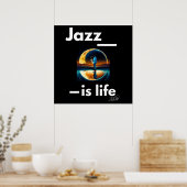 Jazz ist das Liveplakat Poster (Küche)
