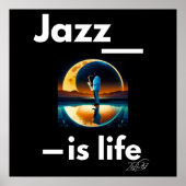 Jazz ist das Liveplakat Poster (Vorne)