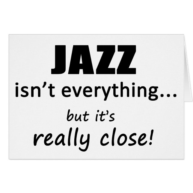 Jazz ist nicht alles (Vorderseite (Horizontal))