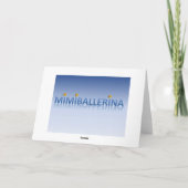 Jazz-it-Up-Grußkarte Karte (Rückseite)