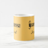 Jazz it Up Musikdesign Kaffeetasse (Mittel)