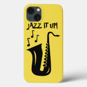 Jazz it up saxophone Iphone 13 case (Rückseite)