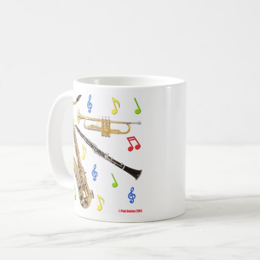 JAZZ JAMMIN, JAZZ JAMMIN KAFFEETASSE (Vorderseite Links)