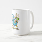 Jazz & Java Lustige Saxophon-Kaffeetassen  | Jazz  Kaffeetasse (VorderseiteRechts)
