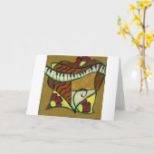 Jazz Karte (Gelbe Blume)