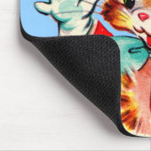 Jazz-Kätzchen der 1950er Jahre Mousepad (Ecke)