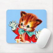 Jazz-Kätzchen der 1950er Jahre Mousepad (Mit Mouse)
