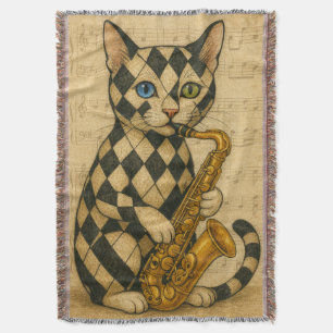 Jazz-Katze Decke