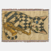 Jazz-Katze Decke (Vorderseite)