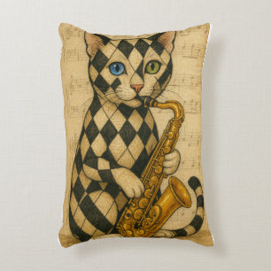 Jazz-Katze Dekokissen