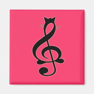 Jazz-Katzen-Magnet Magnet