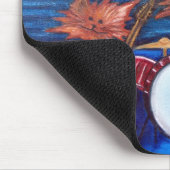Jazz-Katzen-Mausunterlage Mousepad (Ecke)