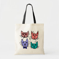 Jazz-Katzen-Taschen-Tasche