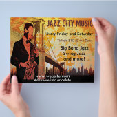 Jazz-Konzert-Musik-Poster Flyer (Hand)