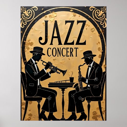 Jazz Konzert Poster (Vorne)
