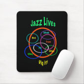 Jazz-Leben Mousepad (Mit Mouse)