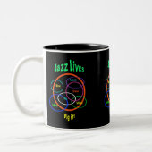 Jazz-Leben Zweifarbige Tasse (Links)