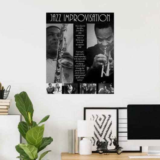 Jazz Legend Poster (Heimbüro)