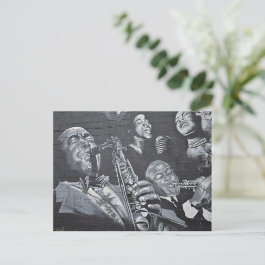 Jazz Legends (Detroit, MI) Postkarte (Stehend Vorderseite)