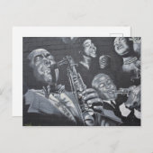 Jazz Legends (Detroit, MI) Postkarte (Vorne/Hinten)