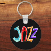 Jazz Lettering Schlüsselanhänger (Vorderseite)
