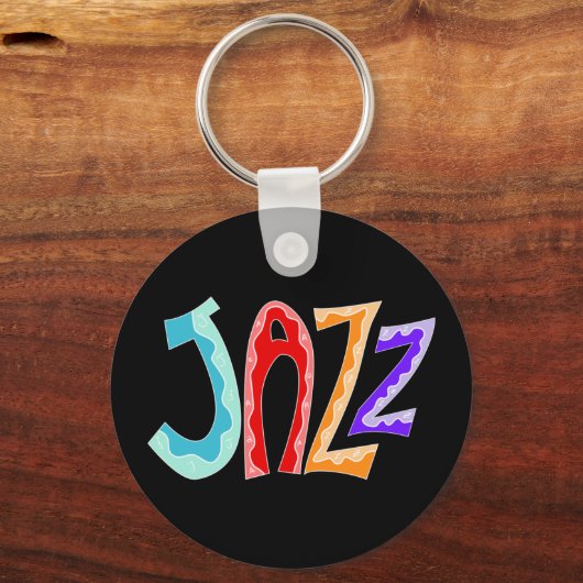 Jazz Lettering Schlüsselanhänger (Vorderseite)