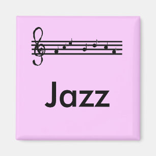 Jazz Liebhaber Lila Magnet