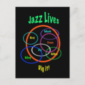Jazz Lives Postkarte (Vorderseite)