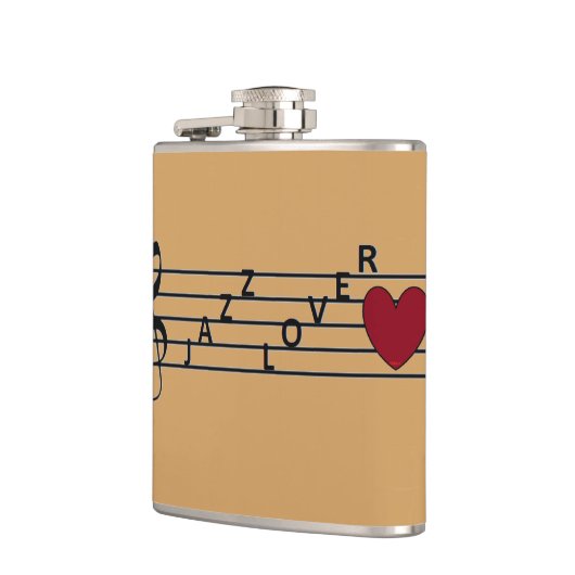 Jazz Lover Flask Flachmann (Links)