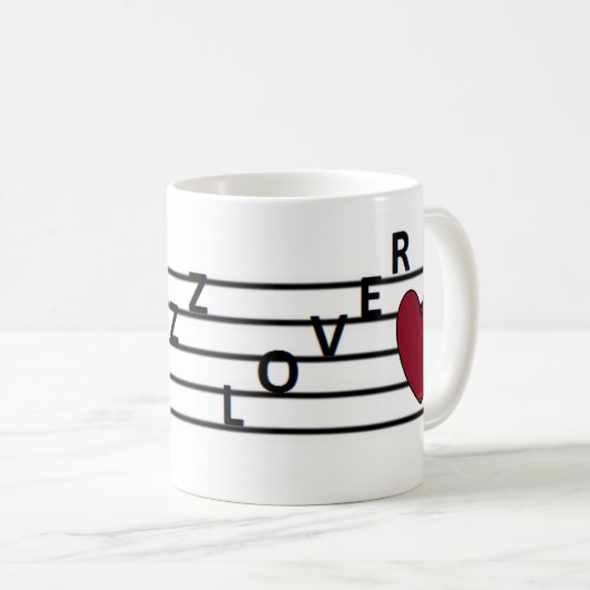 Jazz Lover Tasse (VorderseiteRechts)