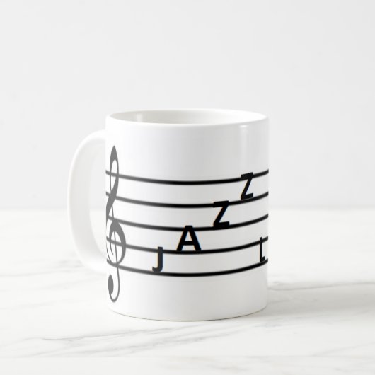 Jazz Lover Tasse (Vorderseite Links)