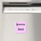 Jazz Lovers Lila Magnet (In Situ (Geschirrspüler))