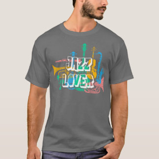 Jazz Lovers Musikinstrumente T-Shirt