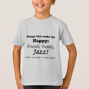 Jazz macht mich glücklich T-Shirt