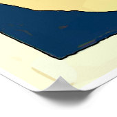 Jazz Man mit Gelbhut Poster (Ecke)