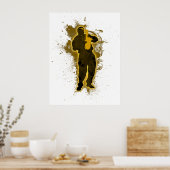 Jazz Man Poster (Küche)