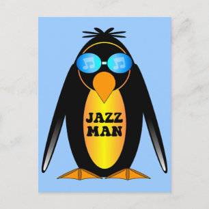 Jazz Man Postkarte