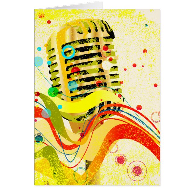 Jazz Microphone Poster (Vorne)