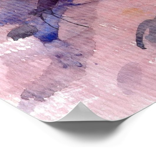 Jazz Miles Davis Meditation Poster (Ecke)