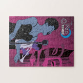 Jazz Mitternacht Sängerpuzzle Puzzle (Horizontal)