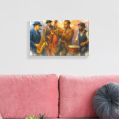 Jazz Muscians Leinwanddruck (Insitu (Wohnzimmer))
