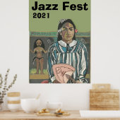 jazz Music after Gauguin Poster (Küche)