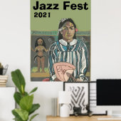 jazz Music after Gauguin Poster (Heimbüro)