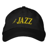 Jazz Music bestickter Hut (Vorderseite)