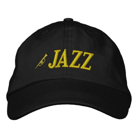 Jazz Music bestickter Hut (Vorderseite)