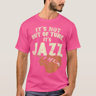 Jazz Music Electric Jazz Gitarre und Messing T-Shirt