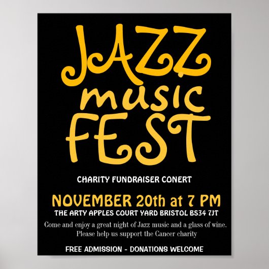 Jazz music fest poster (Vorne)