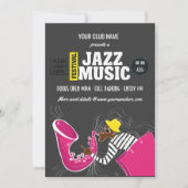 Jazz Music Festival Einladung (Vorderseite)