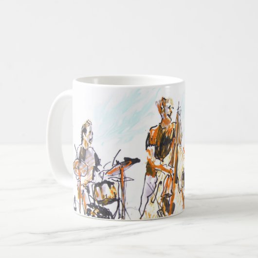 jazz music group kaffeetasse (Vorderseite Links)
