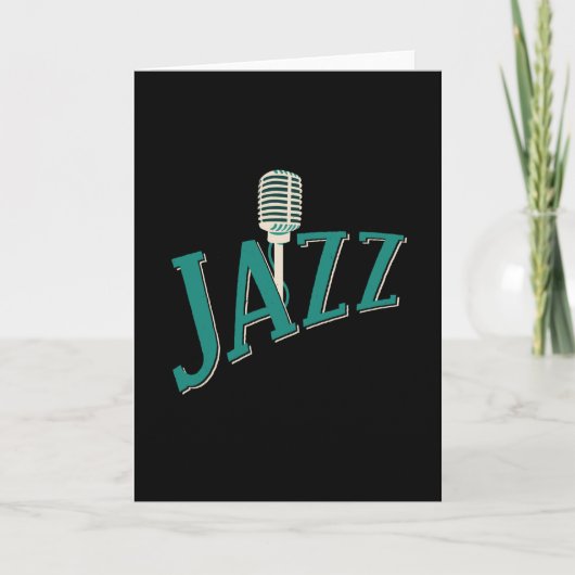 Jazz Music Karte (Vorderseite)
